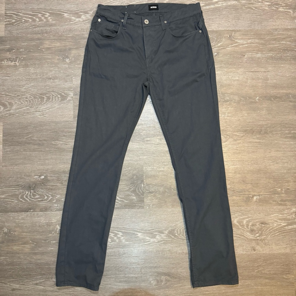 Men’s Hudson Sartor Pants W34 L33 Grey - Picture 2 of 7